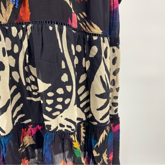 FARM RIO Black Macaws Flight Dress - Picture 12 of 16